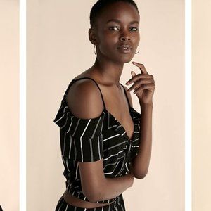 Express Striped Crop Top
